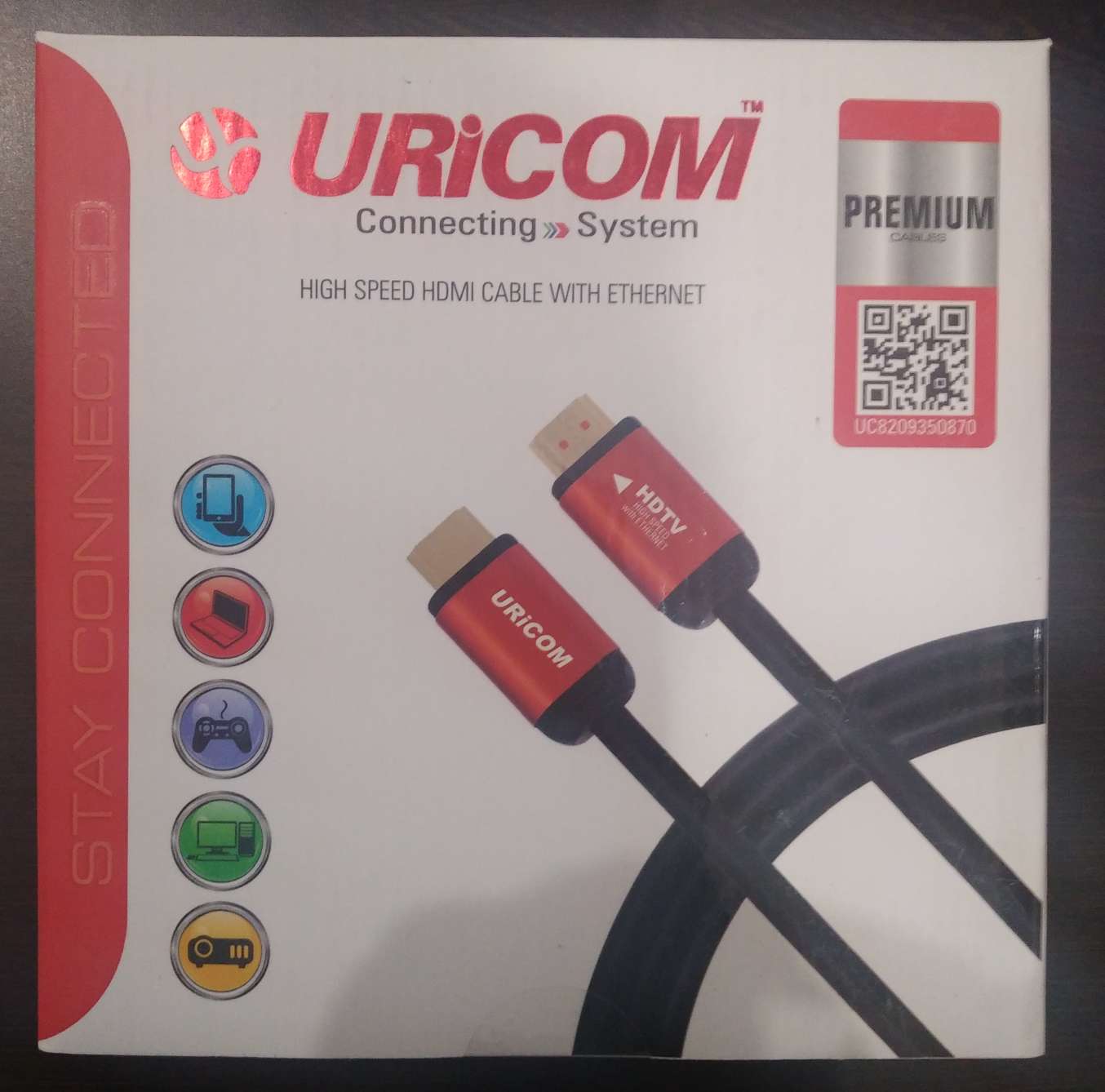 images/db827cd7-912a-4615-884b-44a850fcb6cb Uricom 10mtr Premium HDMI Cable - Image 1