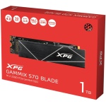XPG GAMMIX S70 Blade NVME 1TB Gen 4 SSD, Read/Write Speed Up to 7,400/6800 MB/s